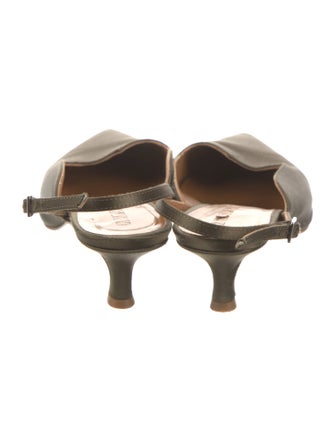 Le Monde Beryl Satin Slingback Sandals