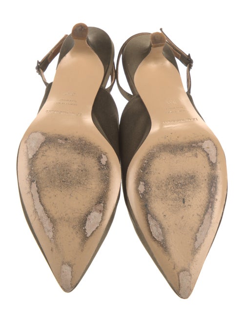 Le Monde Beryl Satin Slingback Sandals