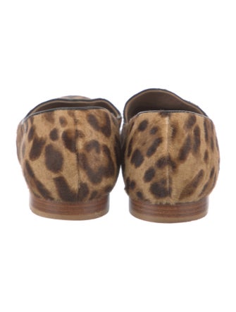 Le Monde Beryl Ponyhair Animal Print Loafers