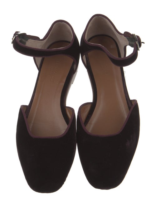 Le Monde Beryl Velvet D'Orsay Flats