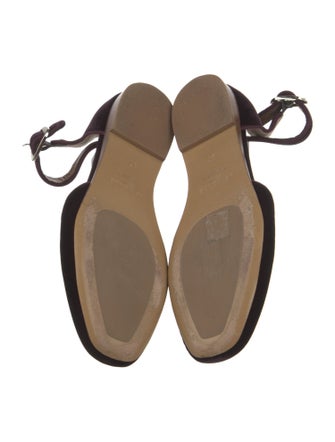 Le Monde Beryl Velvet D'Orsay Flats