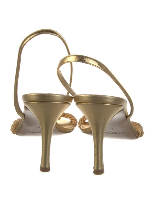 Le Monde Beryl Leather Slingback Sandals