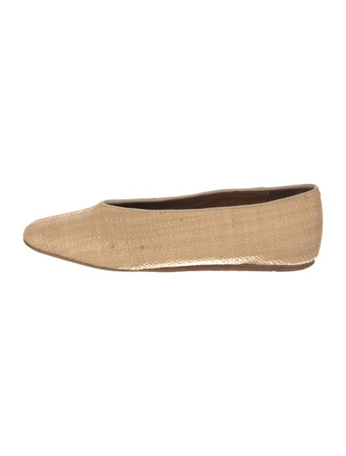 Le Monde Beryl Straw Ballet Flats