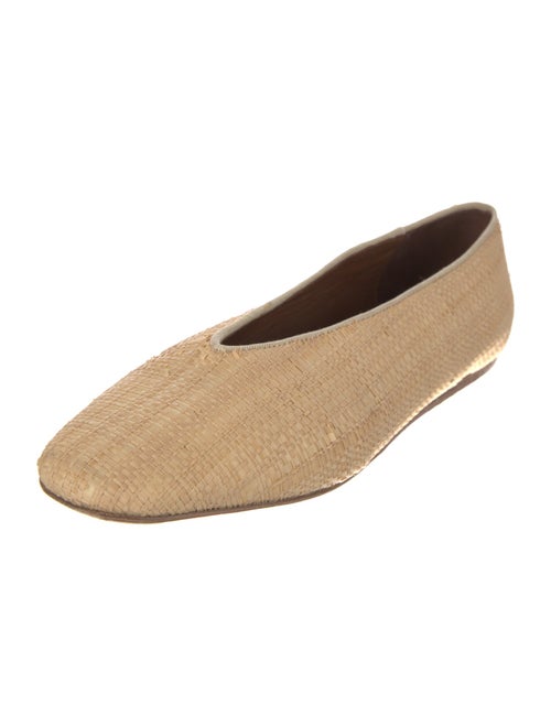 Le Monde Beryl Straw Ballet Flats