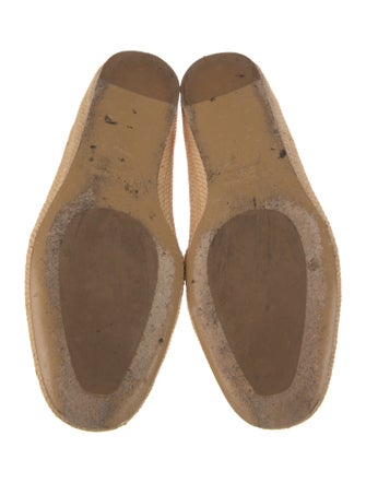 Le Monde Beryl Straw Ballet Flats