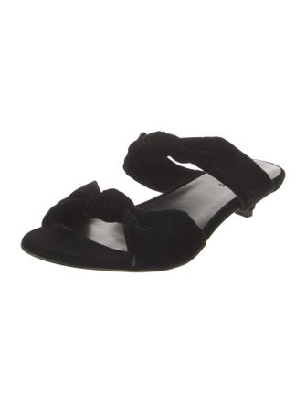 Le Monde Beryl Velvet Slides