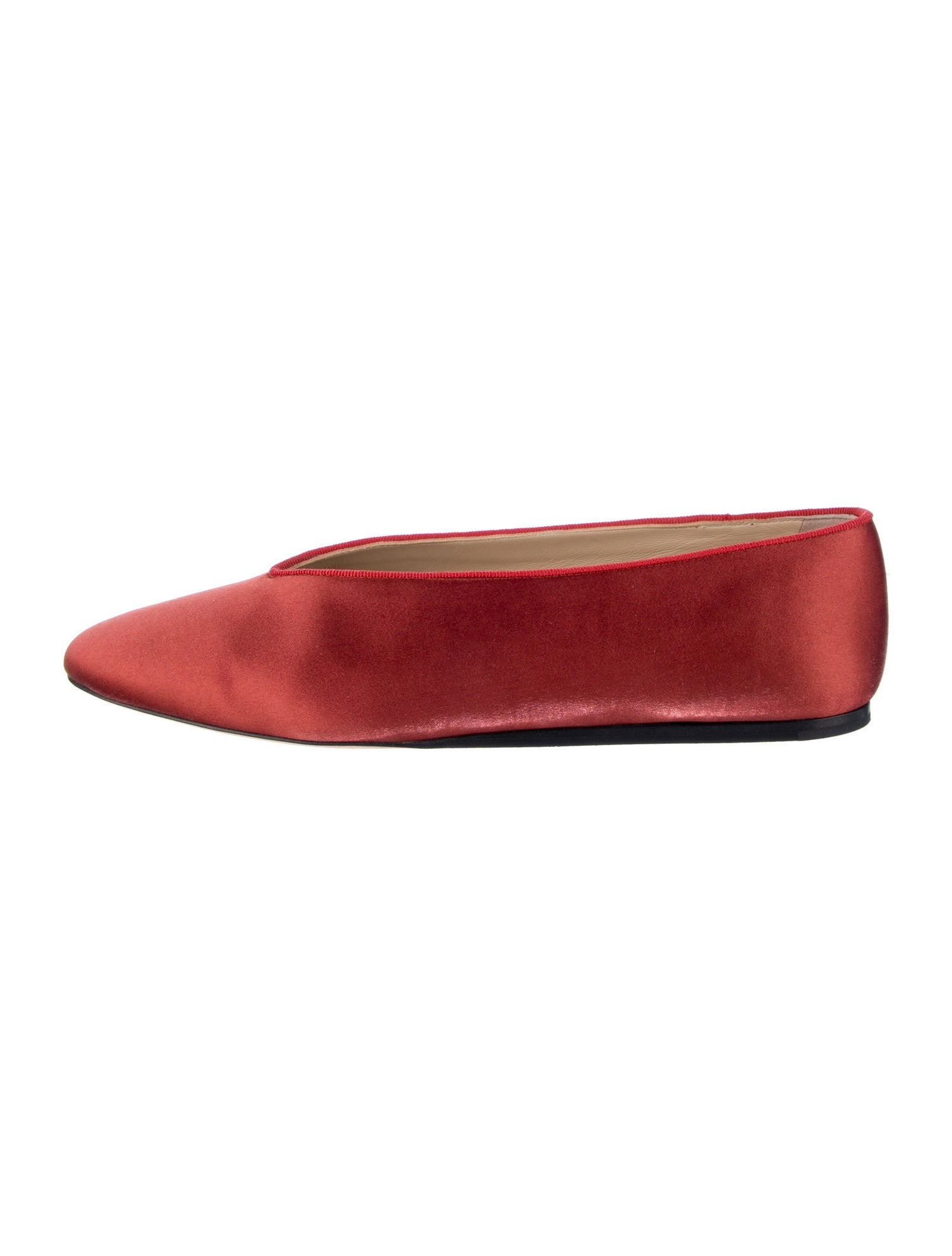 Le Monde Beryl Satin Ballet Flats