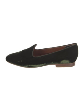 Le Monde Beryl Velvet Loafers