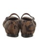Le Monde Beryl Ponyhair Animal Print Mary Jane Flats