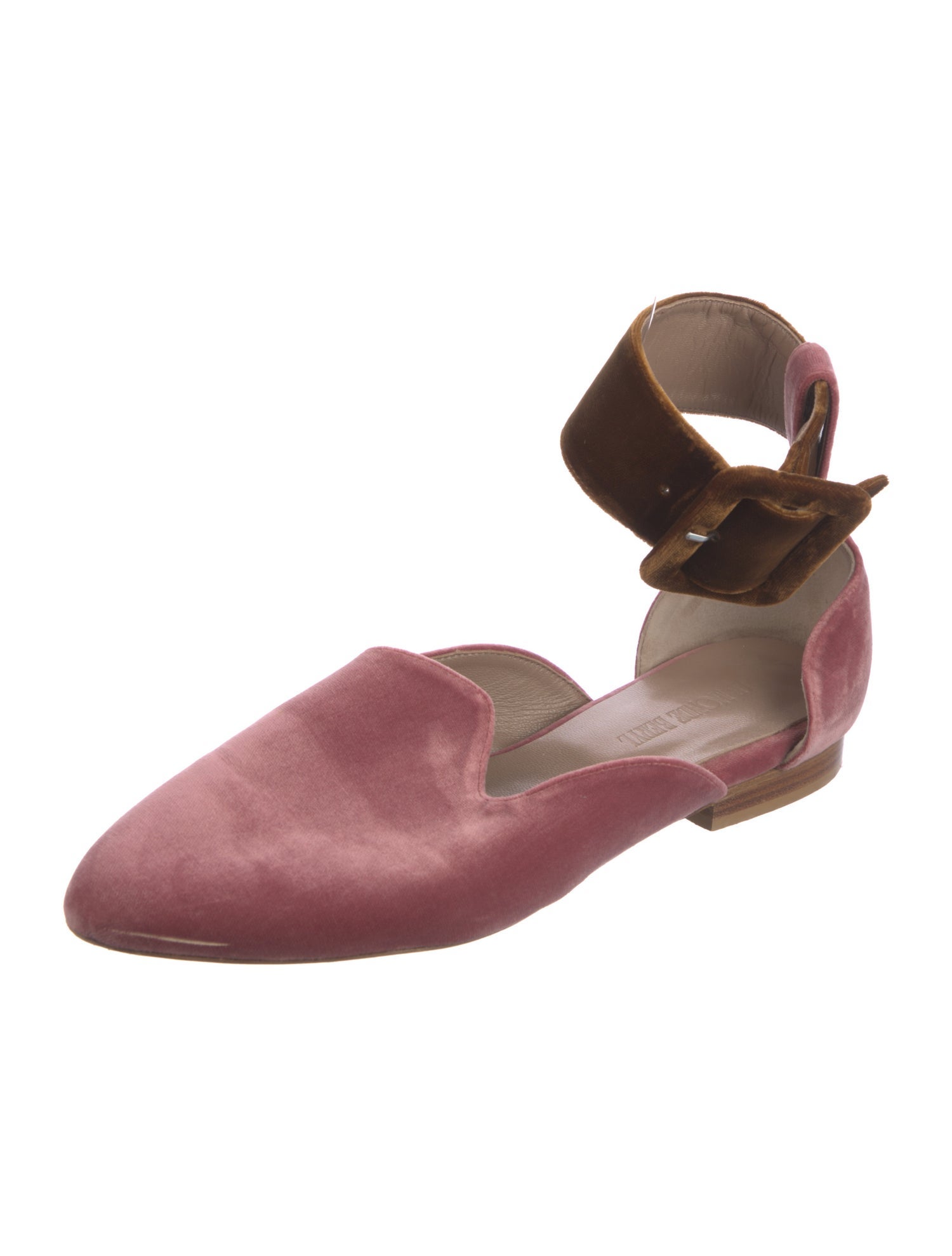 Le Monde Beryl Velvet D'Orsay Flats