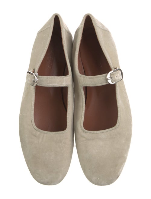 Le Monde Beryl Velvet Mary Jane Flats