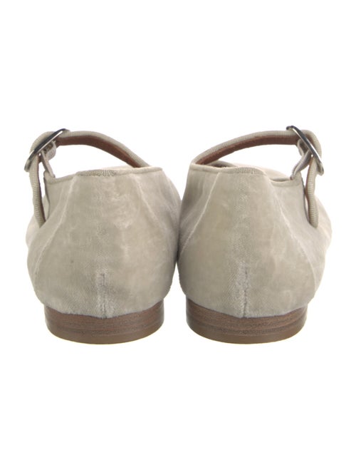 Le Monde Beryl Velvet Mary Jane Flats