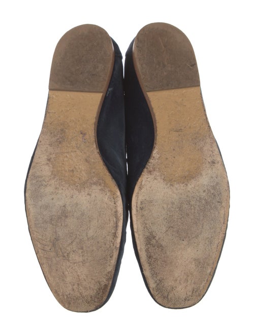 Le Monde Beryl Velvet Grosgrain Trim Mary Jane Flats