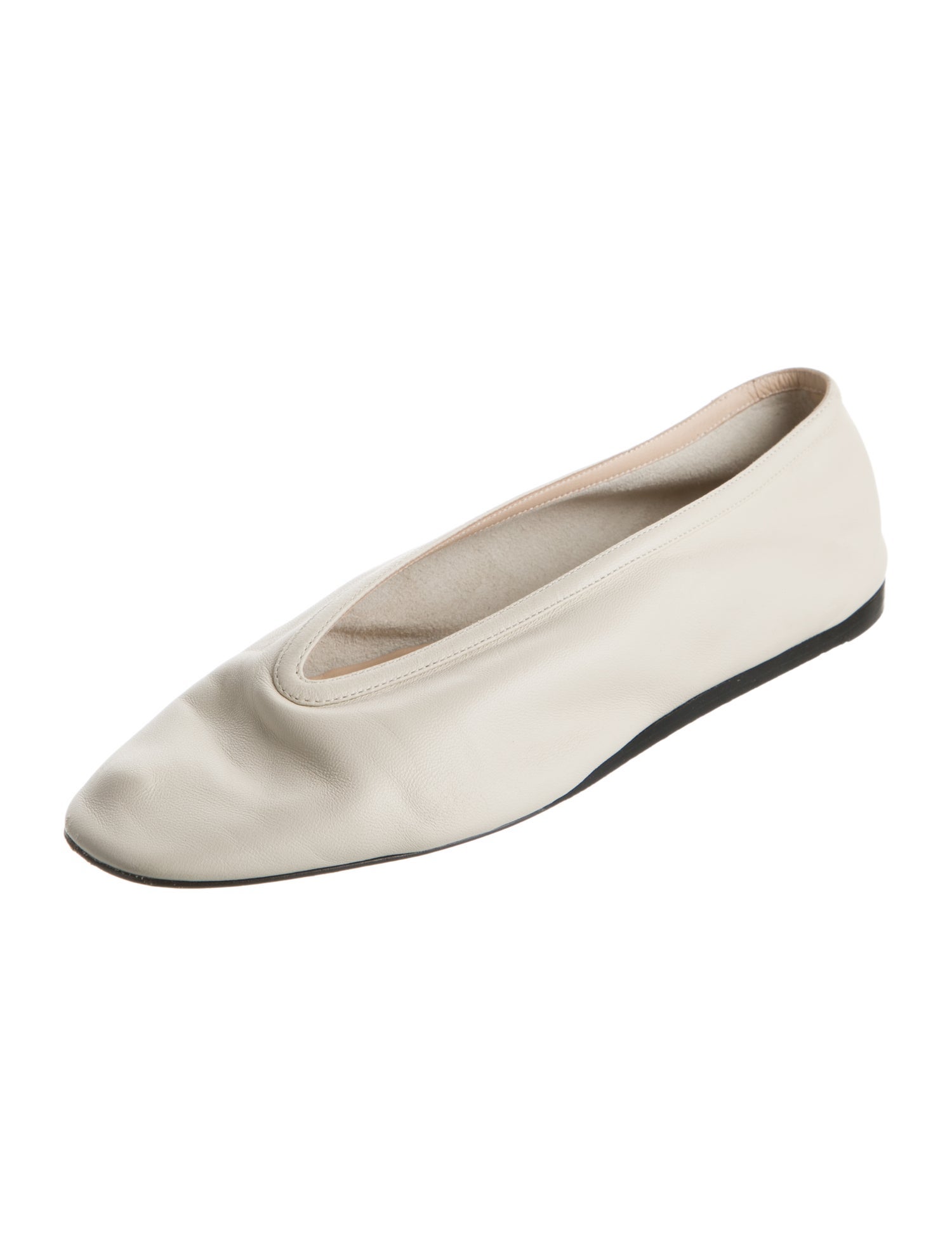 Le Monde Beryl Leather Ballet Flats