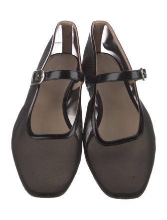 Le Monde Beryl Mesh Mesh Accents Mary Jane Flats