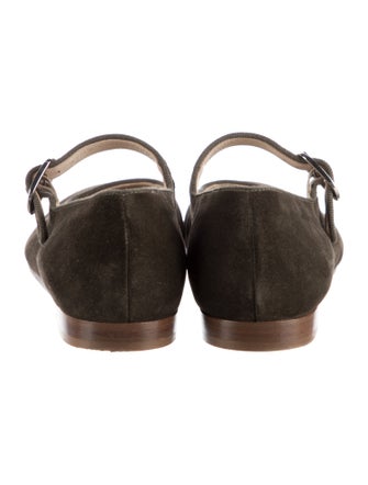 Le Monde Beryl Suede Mary Jane Flats