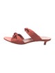 Le Monde Beryl Satin Bow Accents Slides