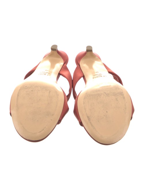 Le Monde Beryl Satin Bow Accents Slides