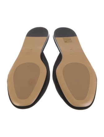 Le Monde Beryl Suede Crystal Embellishments Mules