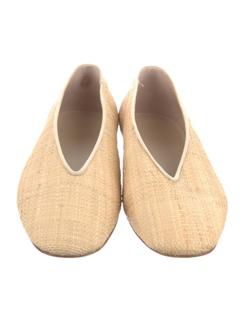 Le Monde Beryl Straw Ballet Flats