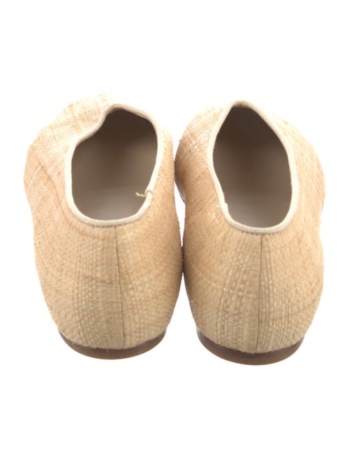 Le Monde Beryl Straw Ballet Flats