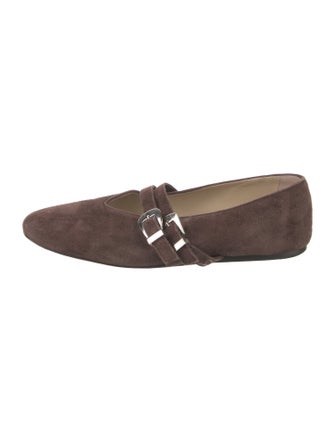 Le Monde Beryl Suede Mary Jane Flats