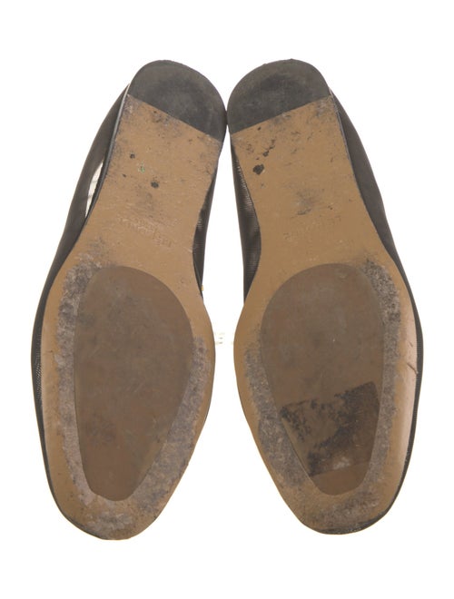 Le Monde Beryl Mesh Leather Trim Embellishment Ballet Flats