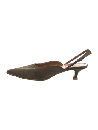 Le Monde Beryl Satin Slingback Pumps