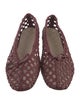 Le Monde Beryl Leather Printed Ballet Flats