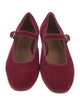 Le Monde Beryl Velvet Mary Jane Flats