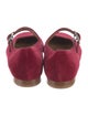 Le Monde Beryl Velvet Mary Jane Flats
