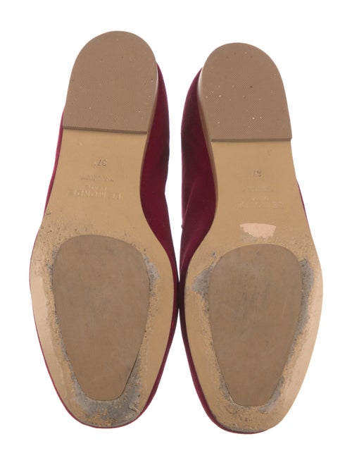 Le Monde Beryl Velvet Mary Jane Flats
