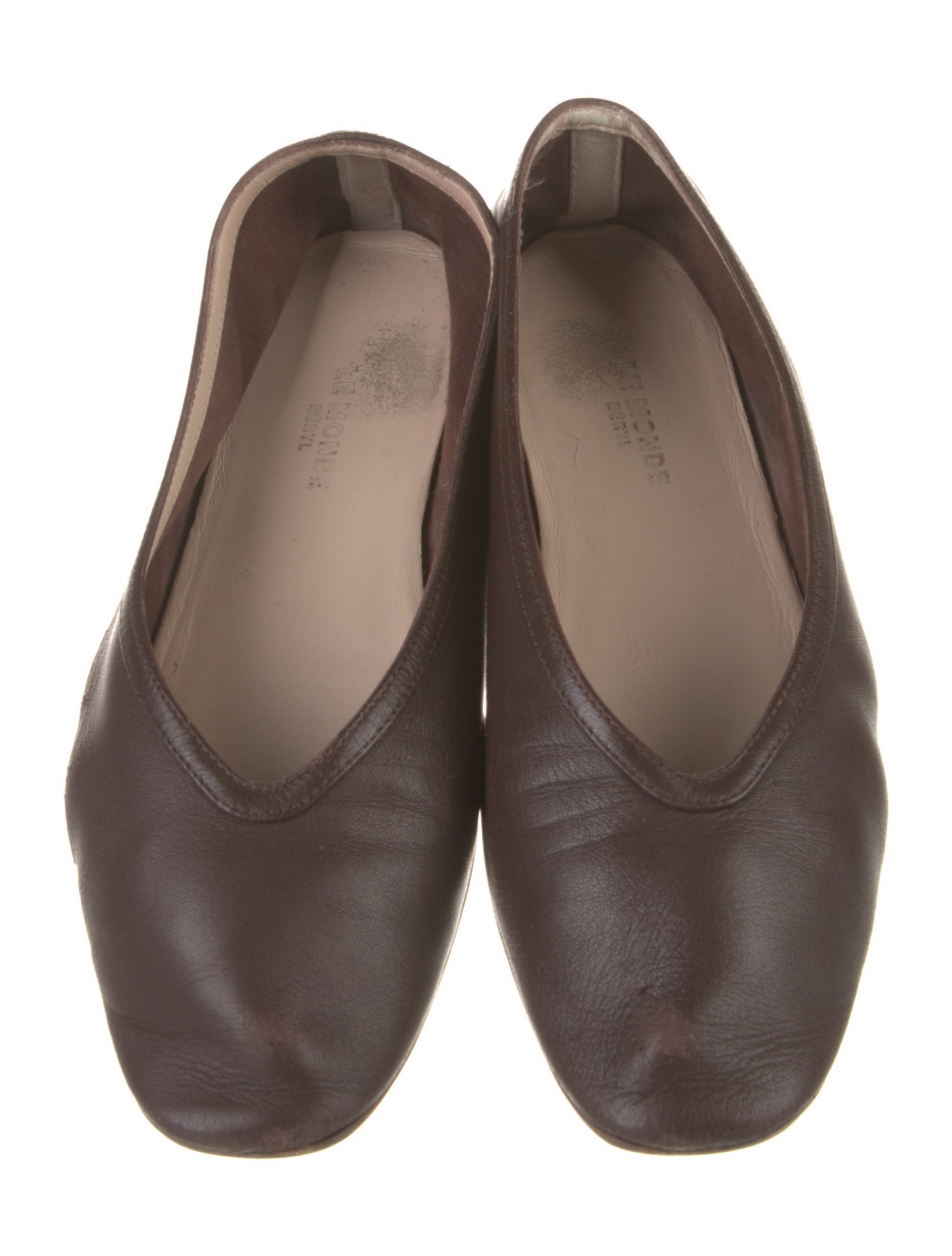 Le Monde Beryl Leather Ballet Flats