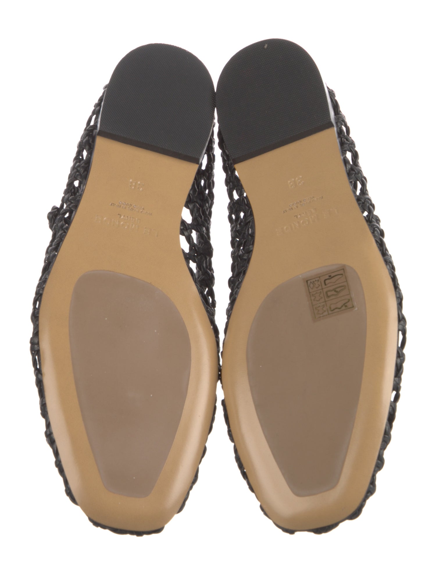 Le Monde Beryl Leather Ballet Flats