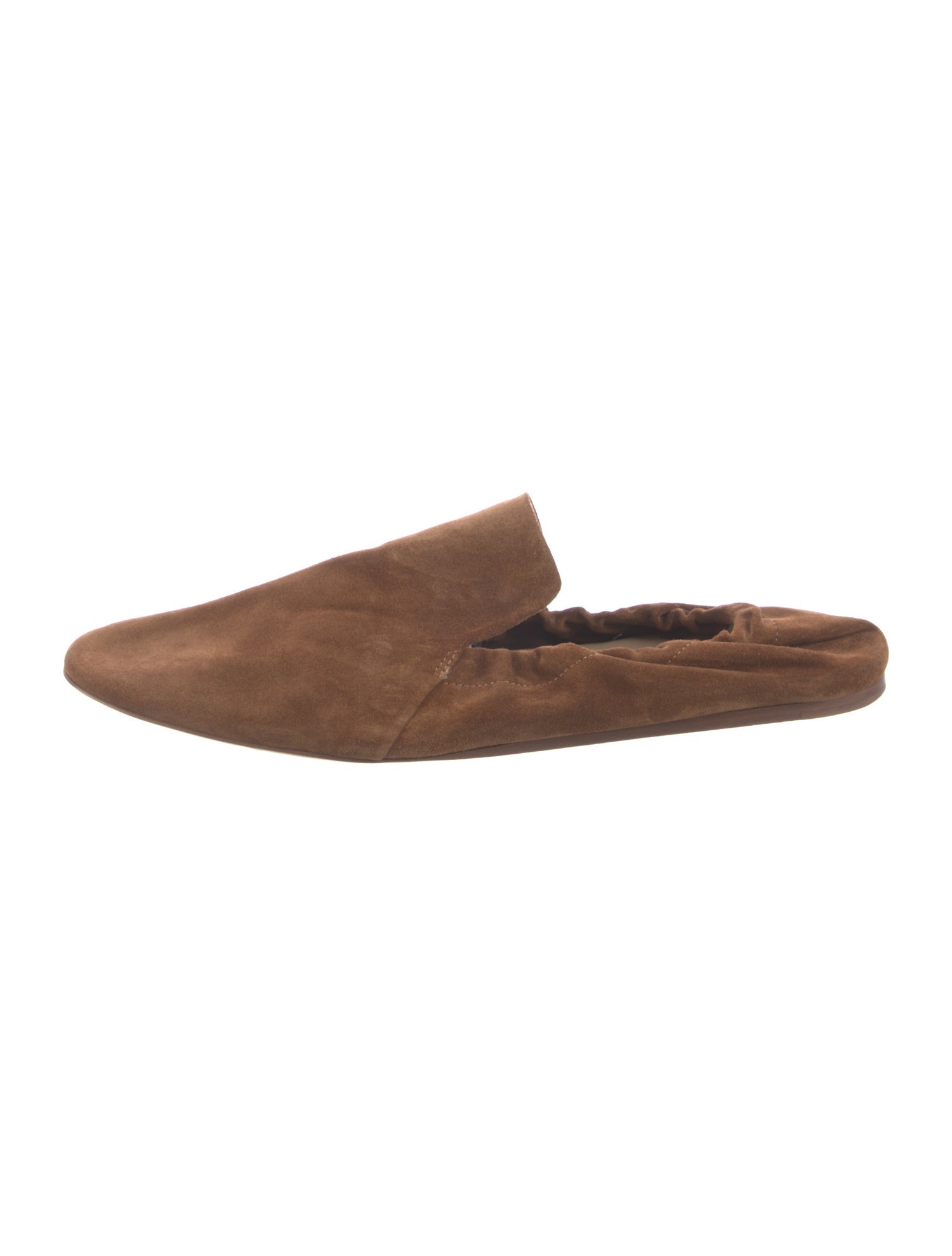 Le Monde Beryl Suede Pleated Accents Mules