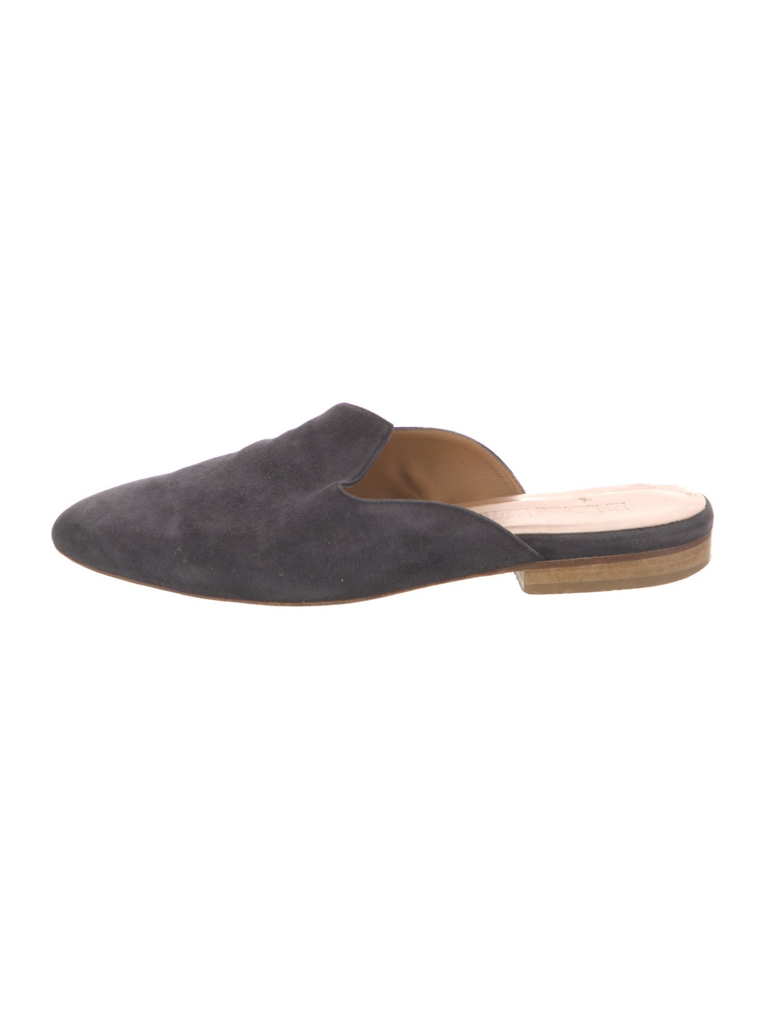 Le Monde Beryl Velvet Grosgrain Trim Mules