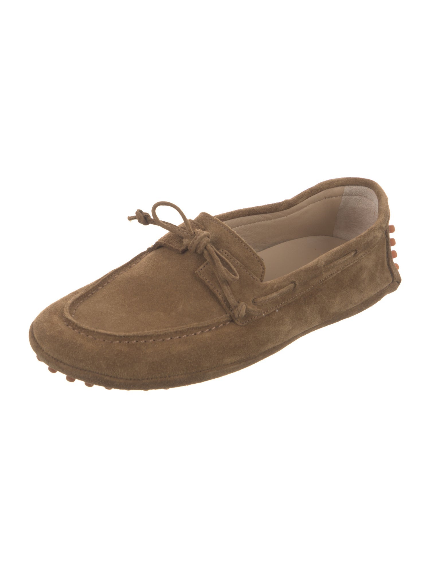 Le Monde Beryl Suede Bow Accents Moccasins