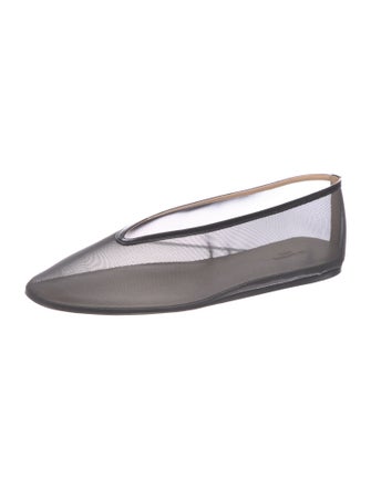 Le Monde Beryl Mesh Printed Ballet Flats