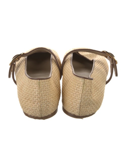 Le Monde Beryl Raffia Mary Jane Flats