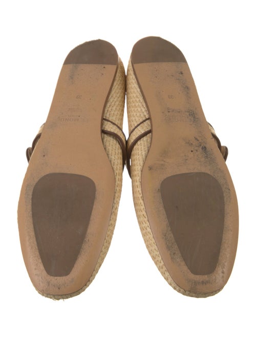 Le Monde Beryl Raffia Mary Jane Flats