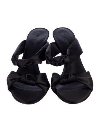 Le Monde Beryl Satin Slides