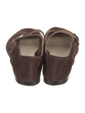 Le Monde Beryl Suede Mary Jane Flats