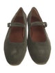 Le Monde Beryl Velvet Grosgrain Trim Mary Jane Flats