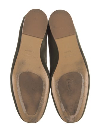 Le Monde Beryl Velvet Grosgrain Trim Mary Jane Flats