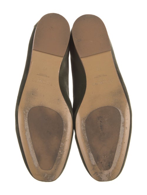 Le Monde Beryl Velvet Grosgrain Trim Mary Jane Flats