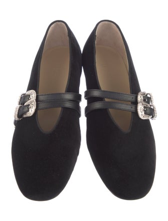 Le Monde Beryl Suede Mary Jane Flats