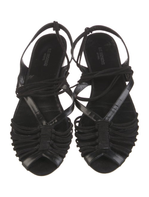 Le Monde Beryl Leather Slingback Flats