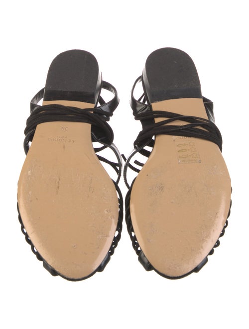 Le Monde Beryl Leather Slingback Flats