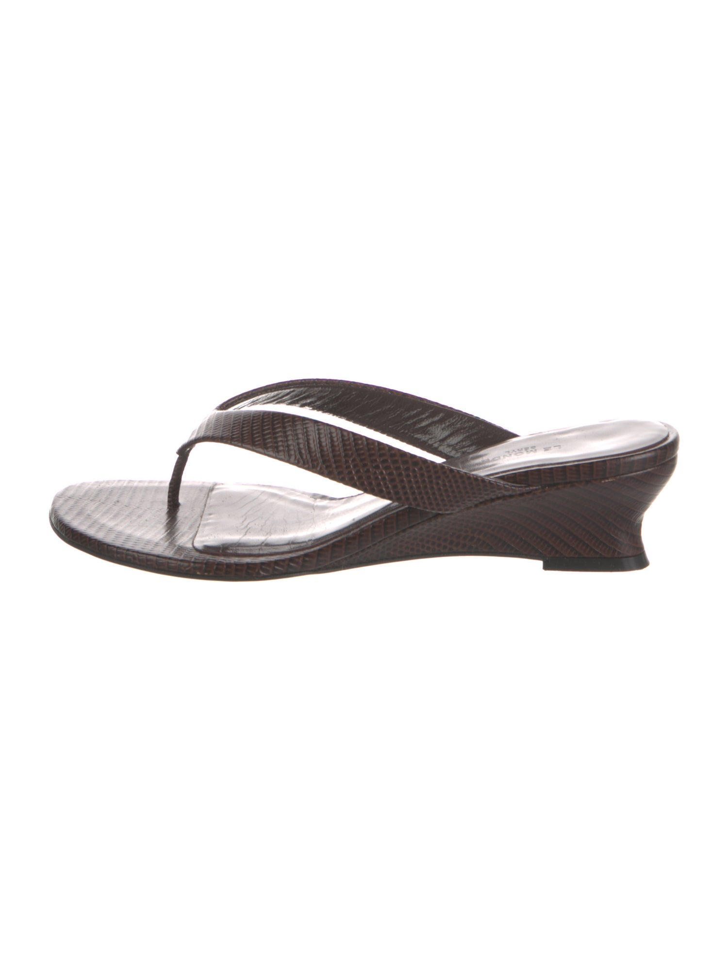 Le Monde Beryl Leather Flip Flops