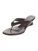 Le Monde Beryl Leather Flip Flops